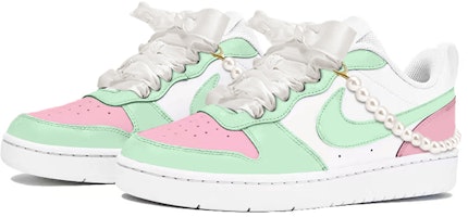 Zapatillas Nike Court Borough Low 2 'Retro Verde Perla y Baya' BQ5448-100(TeamY-女款复古青提莓莓米绿粉) Lookbook Zapatillas Nike Court Borough Low 2 'Retro Verde Perla y Baya' BQ5448-100(TeamY-女款复古青提莓莓米绿粉)