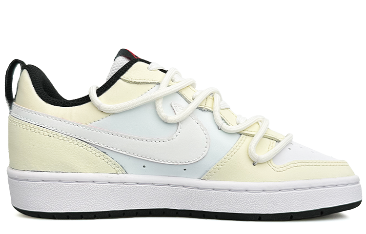 Order 나이키 코트 보로우 로우 2 '역청크림' (커스텀) BQ5448-110(Team13-反转浅蓝奶白色D)