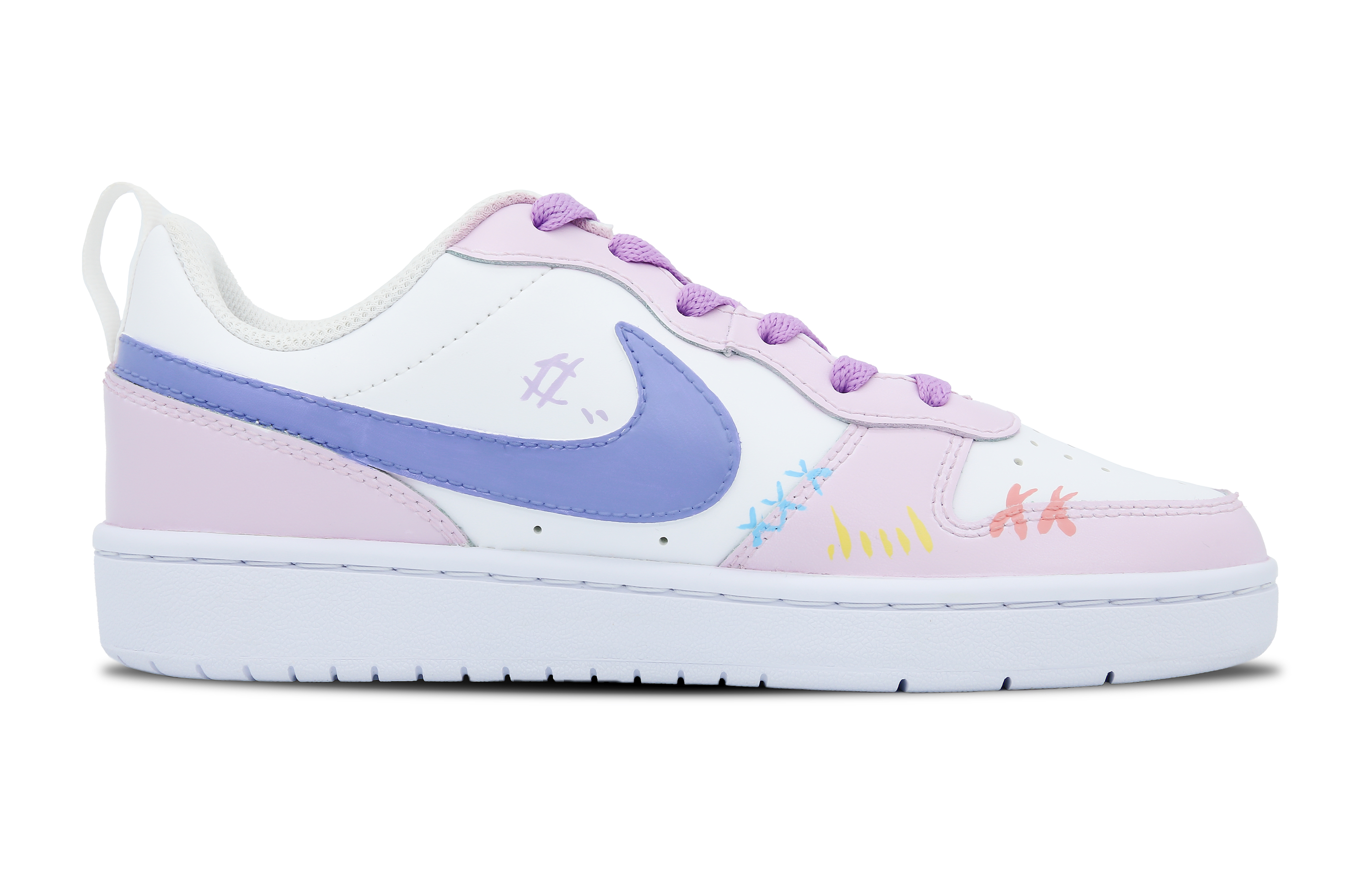 [Custom Shoes] Nike Court Borough Low 2 'Ripple Heart' 圖 3