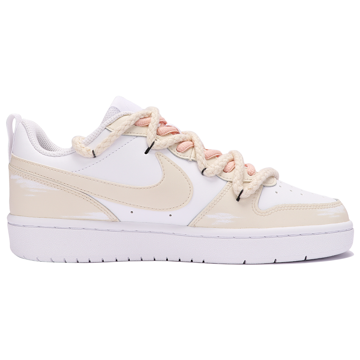 Order Zapatillas Nike Court Borough Low 2 'Encuentro Romántico Rosa' BQ5448-100(TeamThree-浪漫邂逅SBOX)