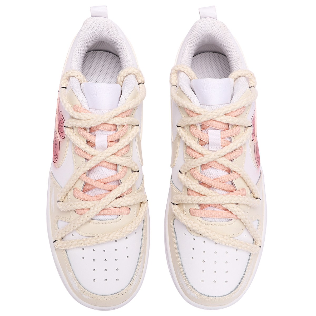 Shop Zapatillas Nike Court Borough Low 2 'Encuentro Romántico Rosa' BQ5448-100(TeamThree-浪漫邂逅SBOX)