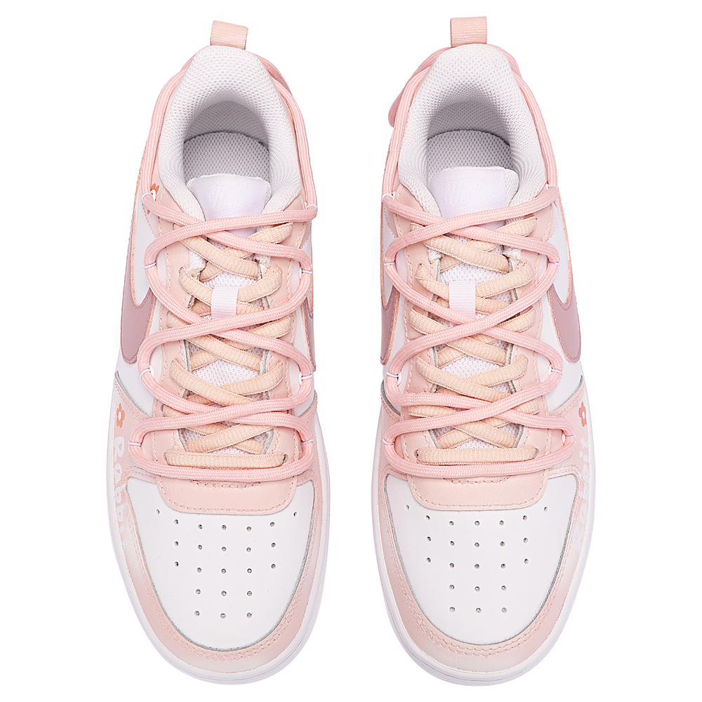 Shop Zapatillas Nike Court Borough Low 2 'Rosa Conejo Romántico' BQ5448-100(TeamThree-减龄兔子-粉白)
