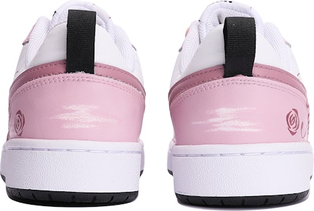 【訂製球鞋】Nike Court Borough Low 2 玫瑰表白 復古 做舊 搭配 全能 低筒 板鞋 GS 玫粉色 Purchase 【訂製球鞋】Nike Court Borough Low 2 玫瑰表白 復古 做舊 搭配 全能 低筒 板鞋 GS 玫粉色
