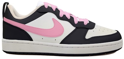 【定製球鞋】 Nike Court Borough Low 2 玫瑰花 做舊 時尚復古 厚底 低筒 板鞋 GS 黑粉 Order 【定製球鞋】 Nike Court Borough Low 2 玫瑰花 做舊 時尚復古 厚底 低筒 板鞋 GS 黑粉
