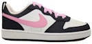 Order 【定製球鞋】 Nike Court Borough Low 2 玫瑰花 做舊 時尚復古 厚底 低筒 板鞋 GS 黑粉