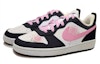 Lookbook 【定製球鞋】 Nike Court Borough Low 2 玫瑰花 做舊 時尚復古 厚底 低筒 板鞋 GS 黑粉