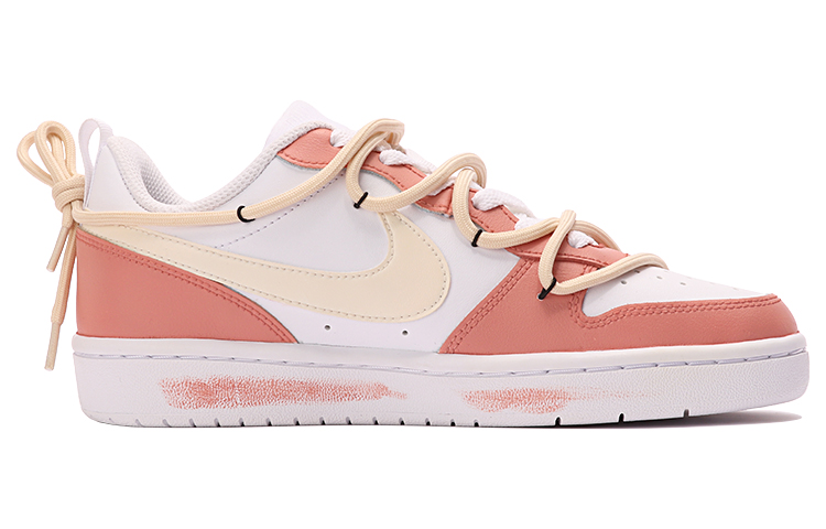 Lookbook [Sepatu Kustom] Nike Court Borough Low 2 'Rose Lover Pink' BQ5448-100(TeamThree-玫瑰恋人-玫红)