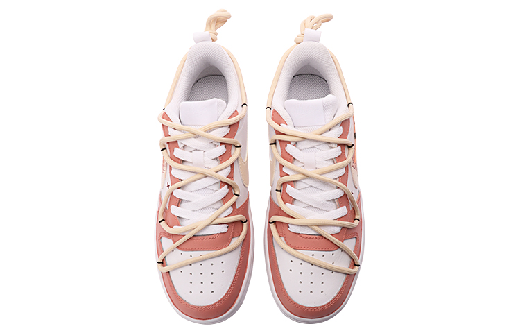 Purchase [Sepatu Kustom] Nike Court Borough Low 2 'Rose Lover Pink' BQ5448-100(TeamThree-玫瑰恋人-玫红)