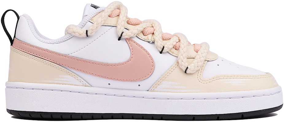 나이키 코트 버로우 로우 2 '로즈 패치 빈티지 오프화이트' (커스텀) BQ5448-104(TeamThree-女款玫瑰布贴) Order 나이키 코트 버로우 로우 2 '로즈 패치 빈티지 오프화이트' (커스텀) BQ5448-104(TeamThree-女款玫瑰布贴)