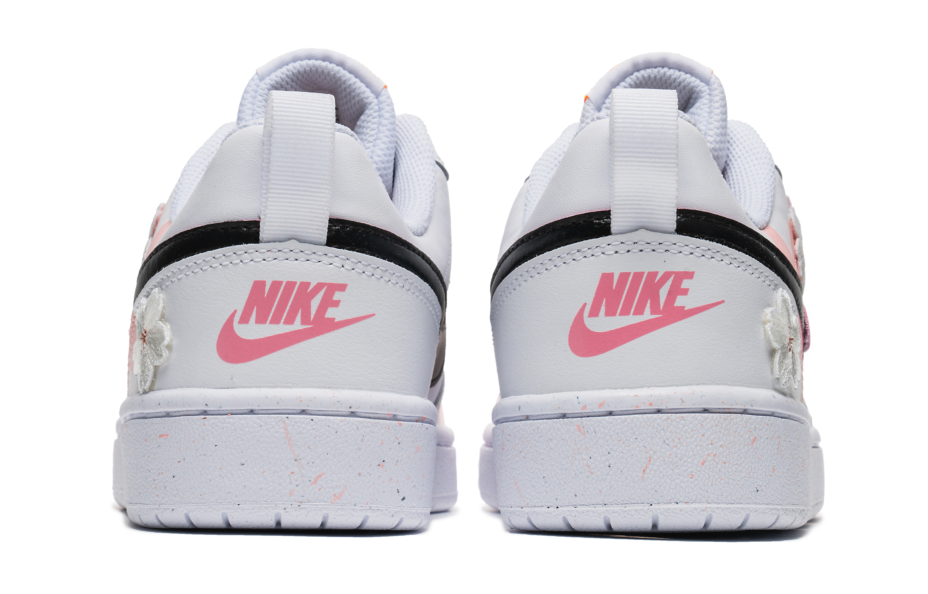 Shop [커스텀 신발] 나이키 코트 보로우 로우 2 ‘벚꽃 자수 그라데이션 핑크’ BQ5448-124(Team67女款樱花Court)