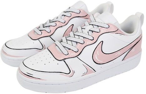 나이키 코트 버로우 로우 2 '사쿠라 핑크 애니' (커스텀) BQ5448-100(TeamThree-女款二次元) Lookbook 나이키 코트 버로우 로우 2 '사쿠라 핑크 애니' (커스텀) BQ5448-100(TeamThree-女款二次元)