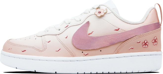 【定制球鞋】Nike Court Borough Low 2 櫻花星辰 減齡神器 潮流 低幫 板鞋 GS 粉色 Buy 【定制球鞋】Nike Court Borough Low 2 櫻花星辰 減齡神器 潮流 低幫 板鞋 GS 粉色