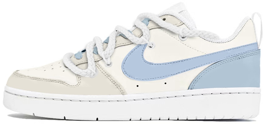 【客製球鞋】Nike Court Borough Low 2 高級小眾 海鹽牛奶冰 校園風 重構 防滑耐磨 低筒 板鞋 GS 迷奶藍 Buy 【客製球鞋】Nike Court Borough Low 2 高級小眾 海鹽牛奶冰 校園風 重構 防滑耐磨 低筒 板鞋 GS 迷奶藍