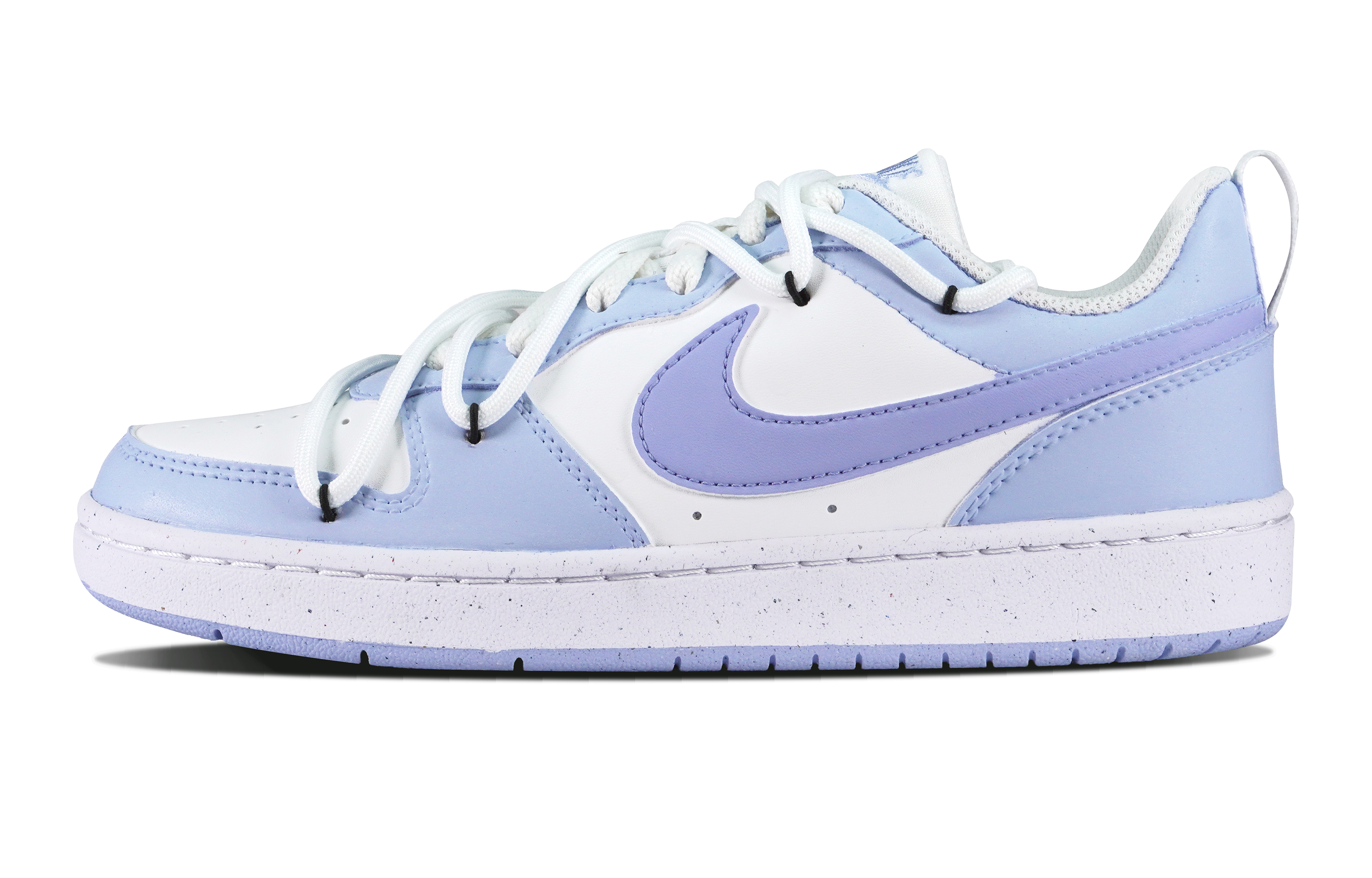 Buy 【訂製球鞋】Nike Court Borough Low 2 海鹽牛奶冰 清新 耐磨 輕便百搭 低筒 板鞋 GS 白藍