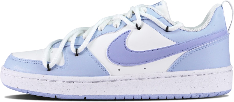 【訂製球鞋】Nike Court Borough Low 2 海鹽牛奶冰 清新 耐磨 輕便百搭 低筒 板鞋 GS 白藍 Buy 【訂製球鞋】Nike Court Borough Low 2 海鹽牛奶冰 清新 耐磨 輕便百搭 低筒 板鞋 GS 白藍