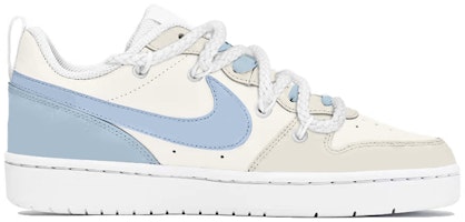 【客製球鞋】Nike Court Borough Low 2 高級小眾 海鹽牛奶冰 校園風 重構 防滑耐磨 低筒 板鞋 GS 迷奶藍 Order 【客製球鞋】Nike Court Borough Low 2 高級小眾 海鹽牛奶冰 校園風 重構 防滑耐磨 低筒 板鞋 GS 迷奶藍