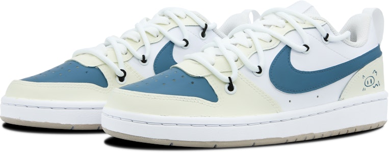 나이키 코트 버로우 로우 2 '씨솔트 피글렛' (커스텀) BQ5448-100(Team7-海盐猪崽崽女款) Lookbook 나이키 코트 버로우 로우 2 '씨솔트 피글렛' (커스텀) BQ5448-100(Team7-海盐猪崽崽女款)