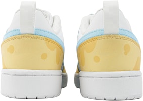 【訂製球鞋】【現貨】 Nike Court Borough Low 2 海鹽起司 奶酪 可愛掛飾 低筒 板鞋 GS 白黃 Shop 【訂製球鞋】【現貨】 Nike Court Borough Low 2 海鹽起司 奶酪 可愛掛飾 低筒 板鞋 GS 白黃