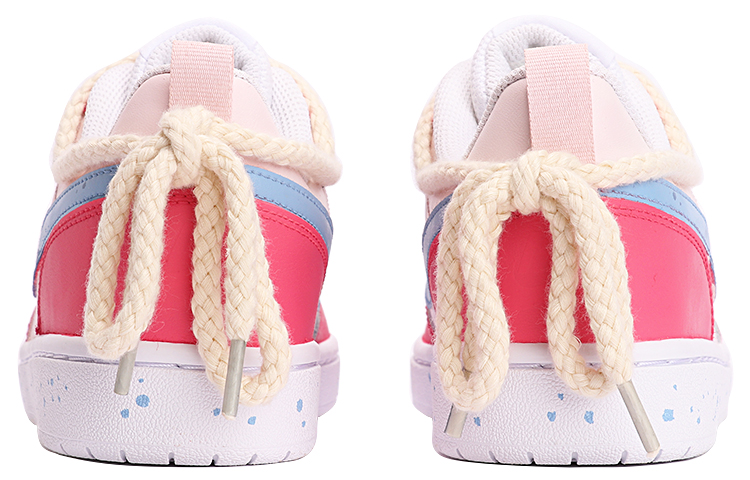 Purchase [Zapatillas Personalizadas] Nike Court Borough Low 2 'Sea Salt Rose' BQ5448-100(TeamThree-女款海盐玫瑰玫红)