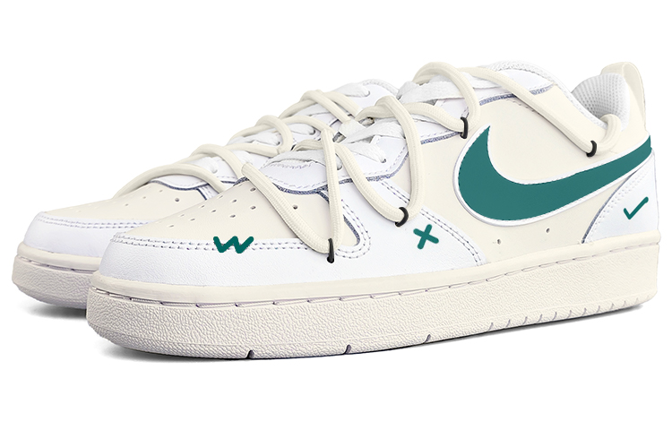 [Custom Shoes] Nike Court Borough Low 2 'Simplistic White Green' 圖 3