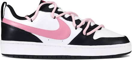 【訂製球鞋】 Nike Court Borough Low 2 煙燻玫瑰 甜辣 俏皮 復古 耐磨 低筒 板鞋 GS 黑粉 Order 【訂製球鞋】 Nike Court Borough Low 2 煙燻玫瑰 甜辣 俏皮 復古 耐磨 低筒 板鞋 GS 黑粉