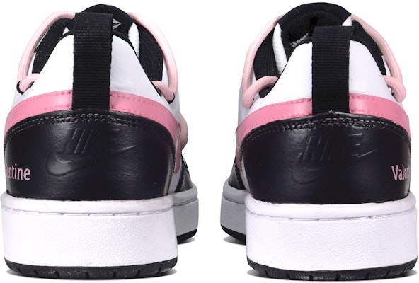 【訂製球鞋】 Nike Court Borough Low 2 煙燻玫瑰 甜辣 俏皮 復古 耐磨 低筒 板鞋 GS 黑粉 Shop 【訂製球鞋】 Nike Court Borough Low 2 煙燻玫瑰 甜辣 俏皮 復古 耐磨 低筒 板鞋 GS 黑粉