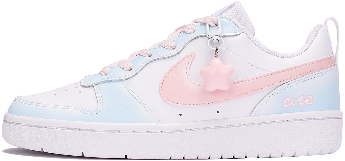 custom-shoes-nike-court-borough-low-2-star-jelly-blue-white