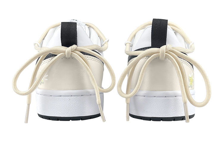 Purchase [Sepatu Custom] Nike Court Borough Low 2 'Star Patch Hitam Putih Kuning' BQ5448-104(Team99-女CB黄星贴布解)