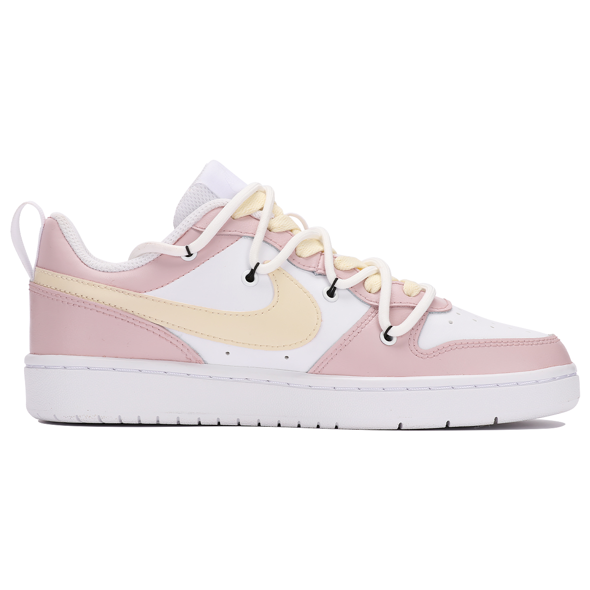 Lookbook [Sepatu Kustom] Nike Court Borough Low 2 'Strawberry Bear Pink Putih' BQ5448-100(TeamThree-草莓小熊粉白)