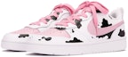 Lookbook 【客製球鞋】Nike Court Borough Low 2 草莓奶牛 少女 百搭 低筒 板鞋 GS 黑白粉