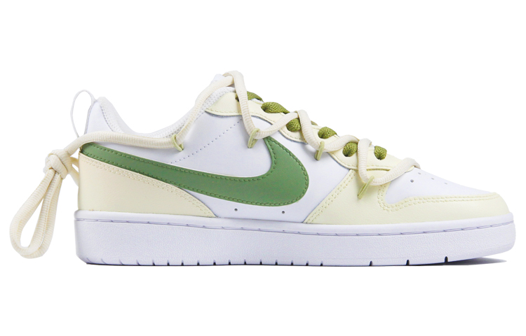 Lookbook [Sepatu Custom] Nike Court Borough Low 2 'Alpukat Musim Panas - Putih Hijau' BQ5448-100(TeamJ-夏日牛油果box)