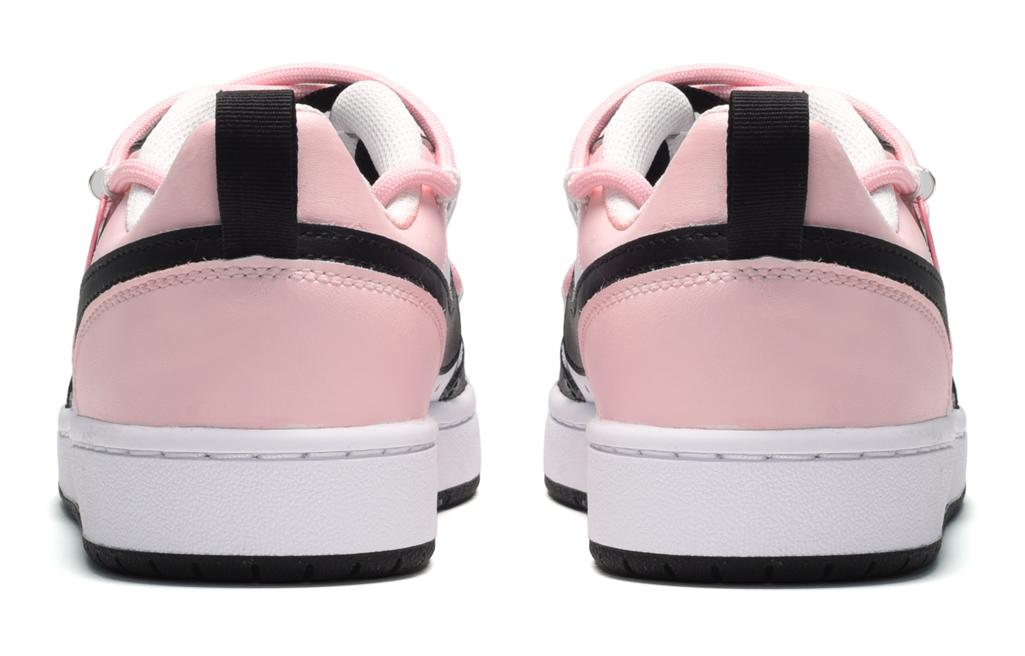 Shop [Kasut Custom] Nike Court Borough Low 2 'Summer Breeze Hitam-Merah Jambu' BQ5448-104(TeamE-女款甜酷爱心黑粉)