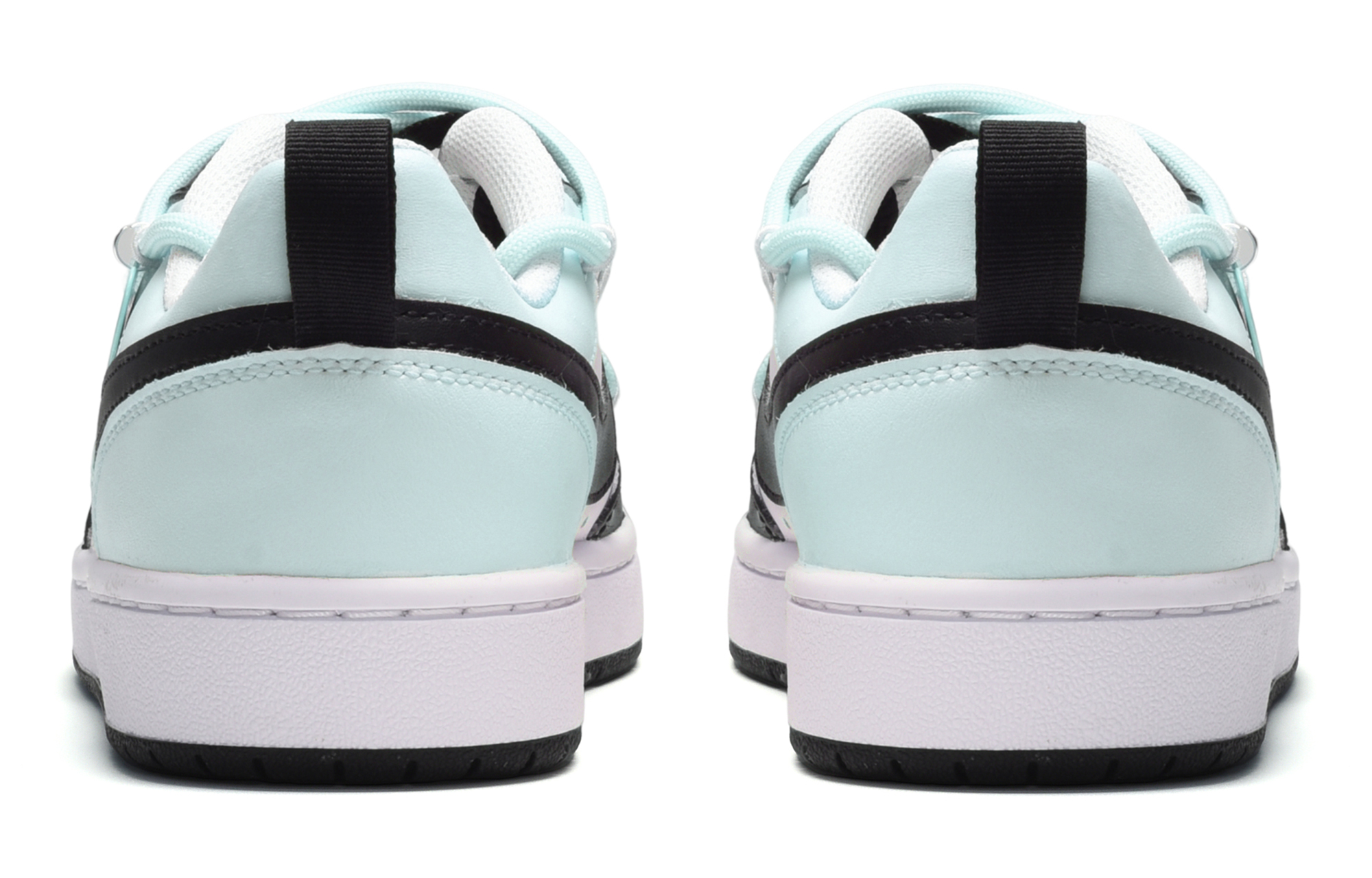 Shop [Nike Kasut] Nike Court Borough Low 2 'Summer Cool' Garam Hitam Putih Biru' BQ5448-104(TeamE-女款气泡海盐黑白蓝)