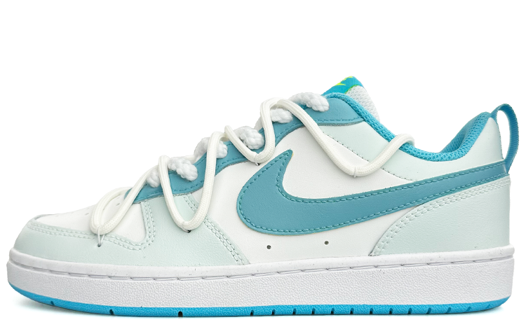Buy [Sepatu Custom] Nike Court Borough Low 2 'Summer Story Putih Biru' BQ5448-122(Team13-夏日物语)