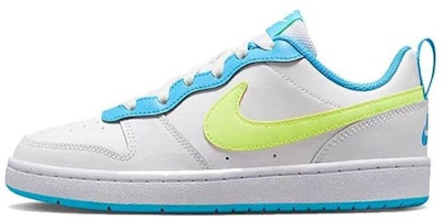 【訂製球鞋】Nike Court Borough Low 2 夏日故事 簡約 清新 減震 解構 低筒 板鞋 GS 白藍 Purchase 【訂製球鞋】Nike Court Borough Low 2 夏日故事 簡約 清新 減震 解構 低筒 板鞋 GS 白藍