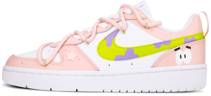 custom-shoes-nike-court-borough-low-2-summer-theme-pink-green