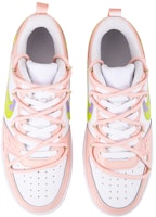 【定制球鞋】Nike Court Borough Low 2 夏日主題 可愛卡通 解構綁帶 低幫 板鞋 GS 粉綠 Shop 【定制球鞋】Nike Court Borough Low 2 夏日主題 可愛卡通 解構綁帶 低幫 板鞋 GS 粉綠