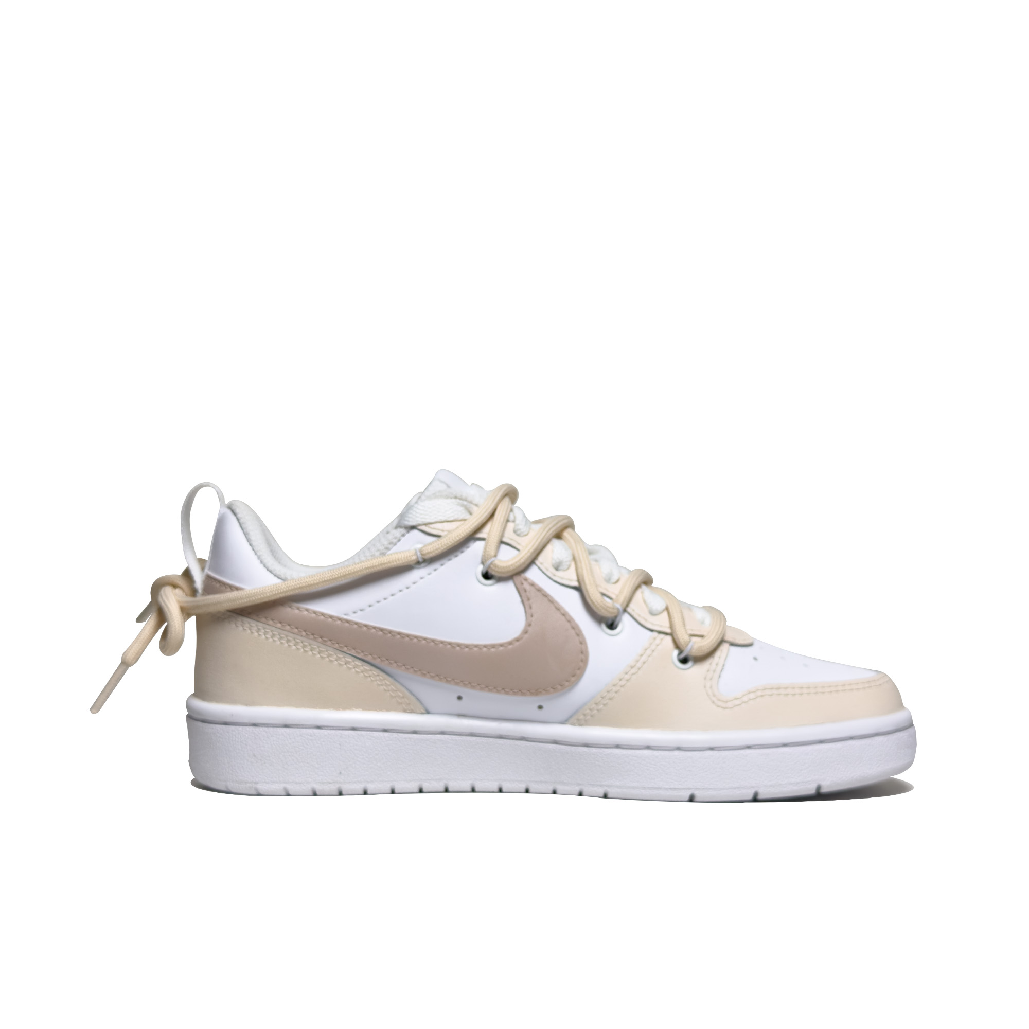 Order [Zapatos Personalizados] Nike Court Borough Low 2 'Crema Amanecer Amarillo Queso' BQ5448-100-445740