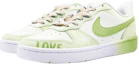Lookbook 【客製化球鞋】Nike Court Borough Low 2 陽光玫瑰清新簡約 配襯休閒 低筒 板鞋 GS 白綠