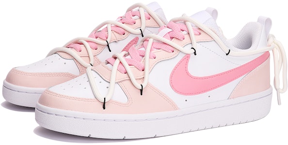 나이키 코트 버로우 로우 2 '스윗 피치 핑크' (커스텀) BQ5448-100(TeamThree-女款甜粉蜜桃粉红) Lookbook 나이키 코트 버로우 로우 2 '스윗 피치 핑크' (커스텀) BQ5448-100(TeamThree-女款甜粉蜜桃粉红)