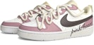Lookbook 【客製球鞋】Nike Court Borough Low 2 甜美粉紅 少女心 手繪濺墨 解構鞋帶 低筒 板鞋 GS 粉棕