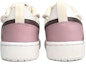 Shop 【客製球鞋】Nike Court Borough Low 2 甜美粉紅 少女心 手繪濺墨 解構鞋帶 低筒 板鞋 GS 粉棕