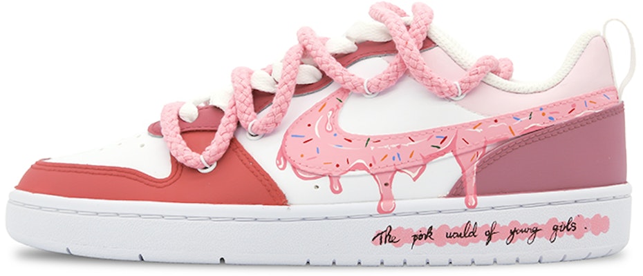나이키 코트 버로우 로우 2 '스윗핑크 화이트' (커스텀) BQ5448-100(Team73-甜心教主女款) Buy 나이키 코트 버로우 로우 2 '스윗핑크 화이트' (커스텀) BQ5448-100(Team73-甜心教主女款)