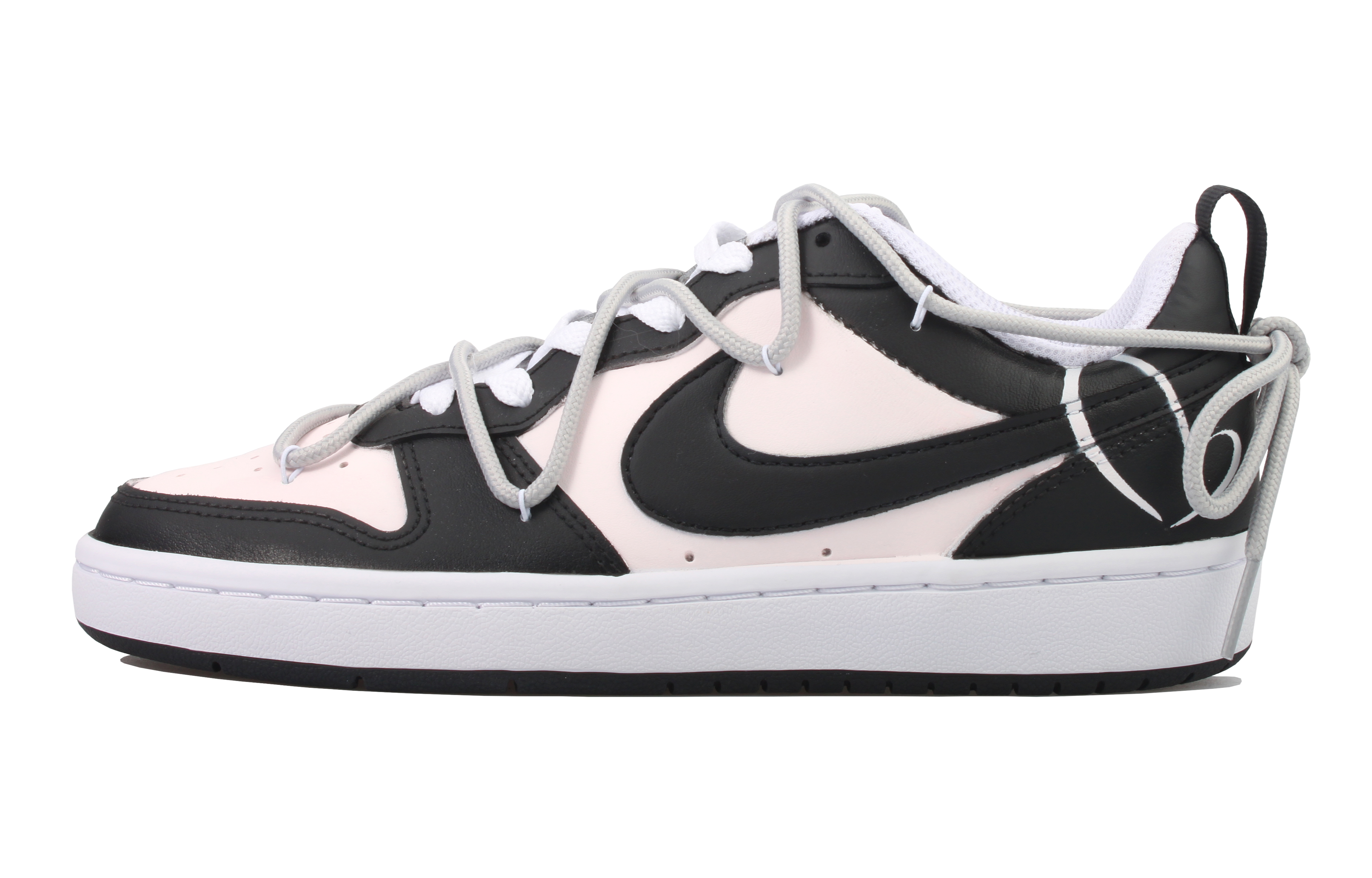 Buy 【客製化球鞋】 Nike Court Borough Low 2 甜心辣妹2.0 特殊鞋盒 低筒 板鞋 GS 黑粉