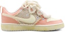 Order 【定制球鞋】Nike Court Borough Low 2 甜心女孩 缝纫 解构 低帮 板鞋 GS 米粉