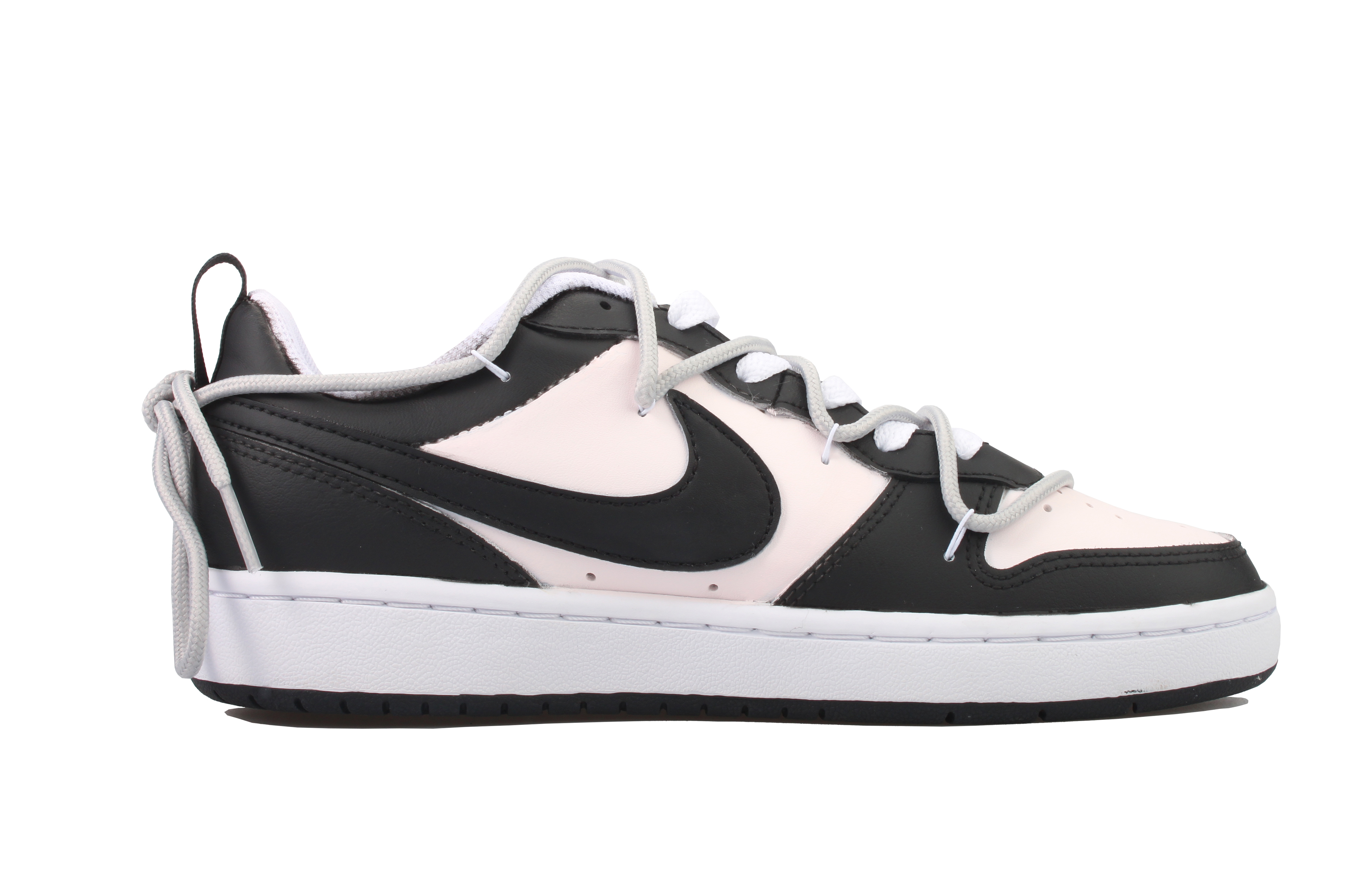 Order 【客製化球鞋】 Nike Court Borough Low 2 甜心辣妹2.0 特殊鞋盒 低筒 板鞋 GS 黑粉