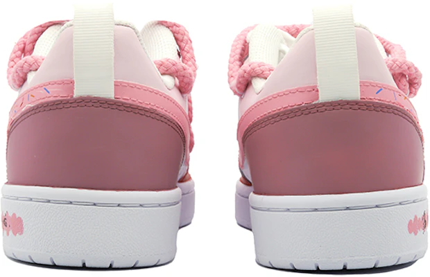 【定制球鞋】Nike Court Borough Low 2 甜心甜妹百搭少女休閒低幫板鞋 GS 粉白 Shop 【定制球鞋】Nike Court Borough Low 2 甜心甜妹百搭少女休閒低幫板鞋 GS 粉白