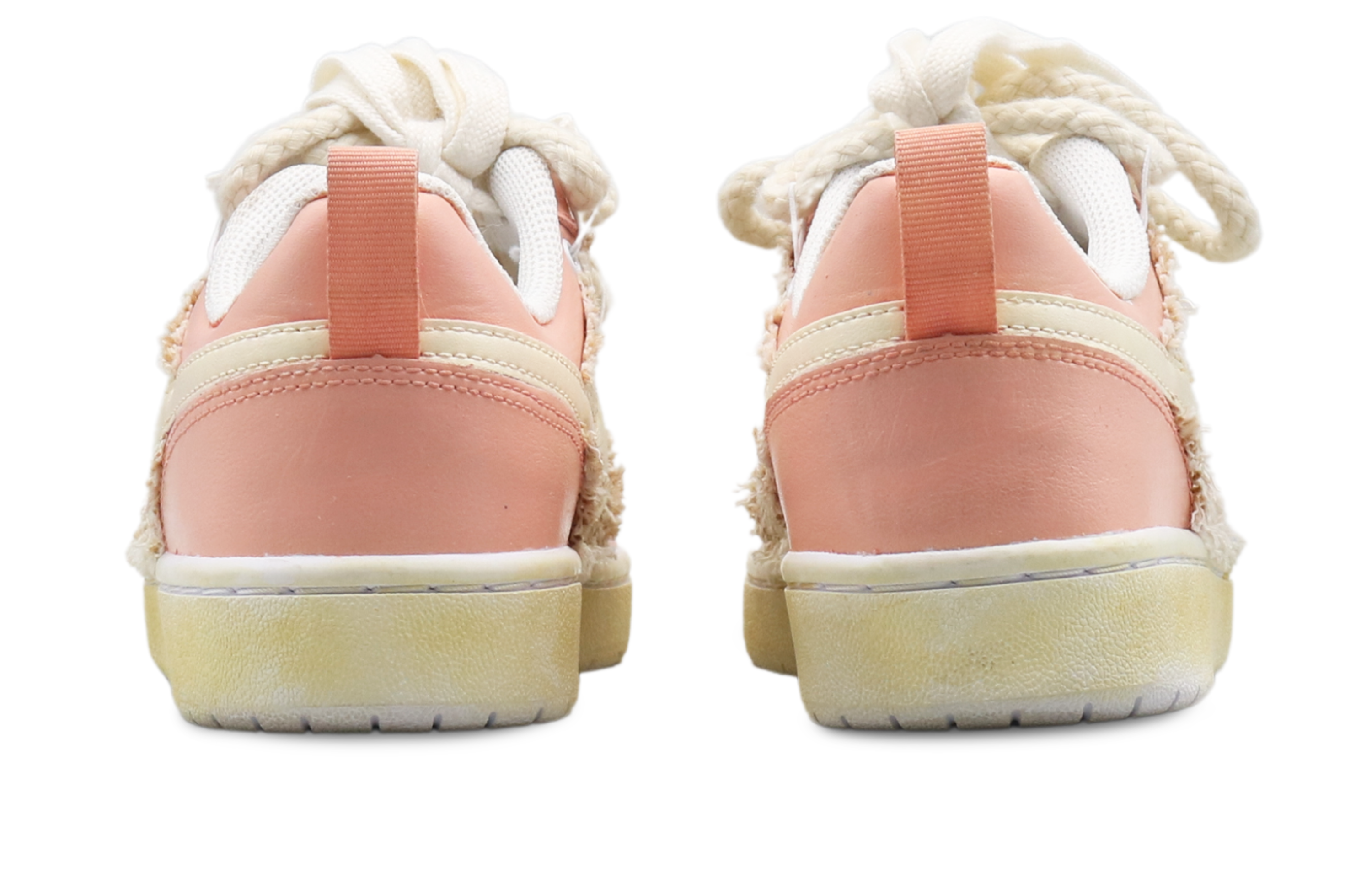 Purchase 【定制球鞋】Nike Court Borough Low 2 甜心女孩 缝纫 解构 低帮 板鞋 GS 米粉