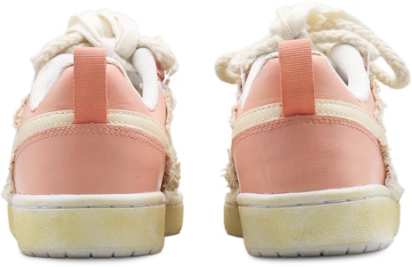 【定制球鞋】Nike Court Borough Low 2 甜心女孩 缝纫 解构 低帮 板鞋 GS 米粉 Purchase 【定制球鞋】Nike Court Borough Low 2 甜心女孩 缝纫 解构 低帮 板鞋 GS 米粉