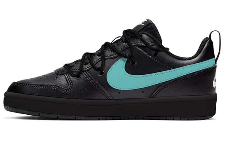 Buy [カスタムシューズ] ナイキ コート バロー Low 2 'ティファニーブラックブルー' BQ5448-002(TeamY-女款复古蒂芙尼黑白绿)